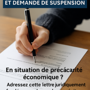 MODULE S1.1- Notification de précarité – Demande de suspension provisoire des obligations financières            🔐 Niveau : 1 – Prévention pacifique